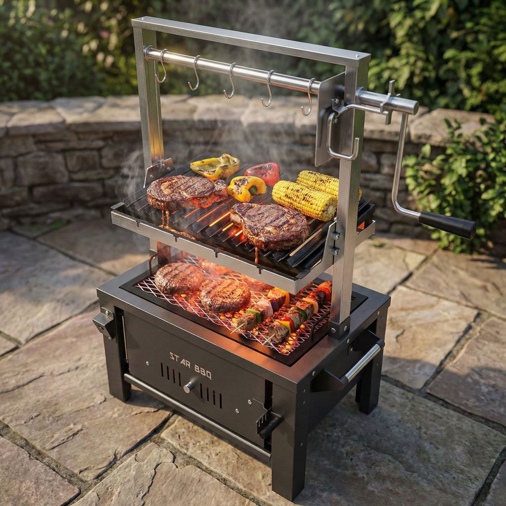 StarBBQ 24" Santa Maria Charcoal Grill